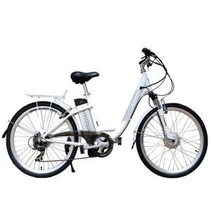 vélo électrique blanc