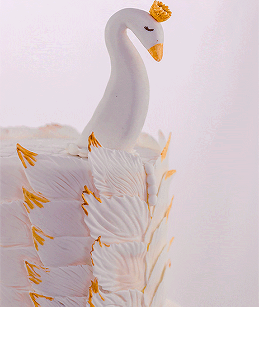 modèle -Gâteau-cake-design-cygne